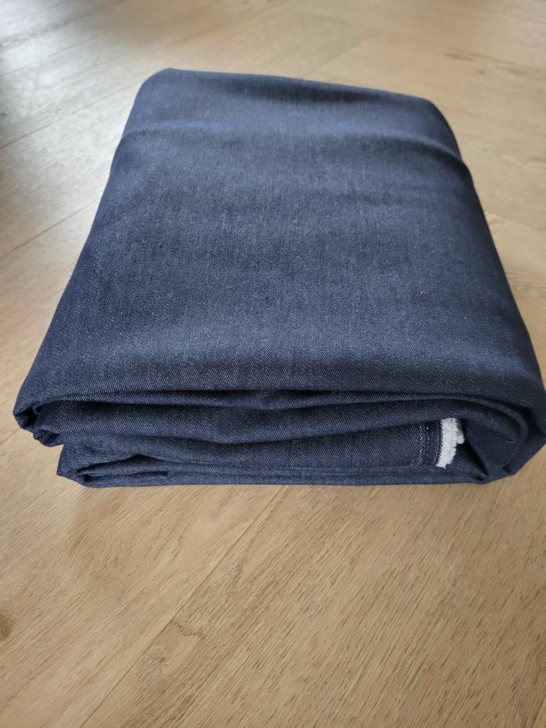 Lappen stof, spijkerstof, tricot stof, Hobby en Vrije tijd, Stoffen en Lappen, Blauw, 120 cm of meer, Ophalen of Verzenden, Katoen