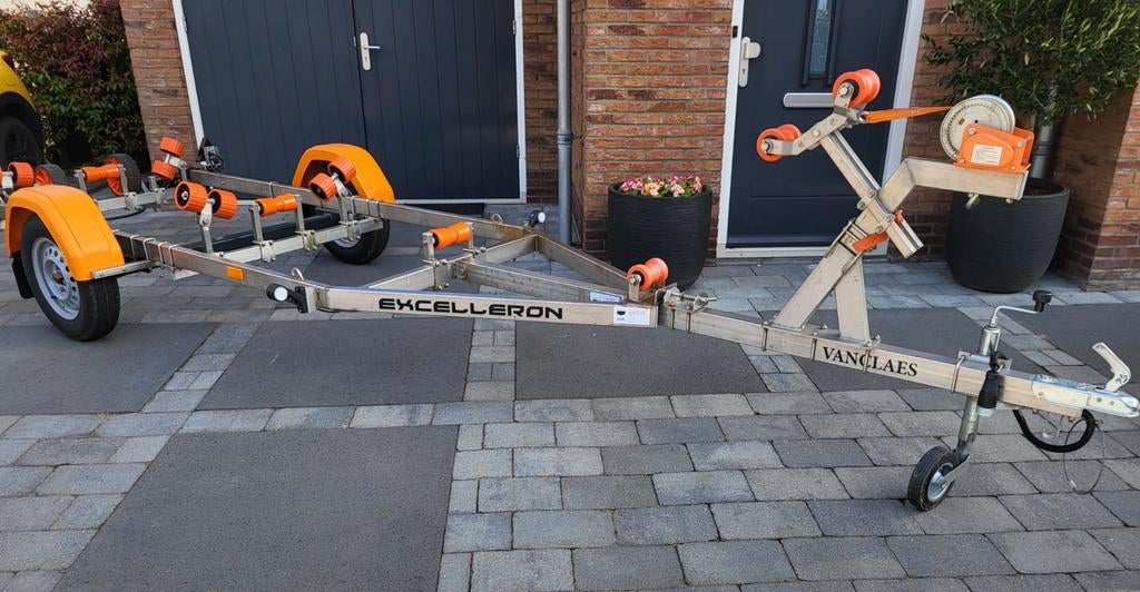 Vanclaes Excelleron RVS 750 kanteltrailer -Uniek-, Ophalen, Zo goed als nieuw, Minder dan 6 meter, Kantelbaar
