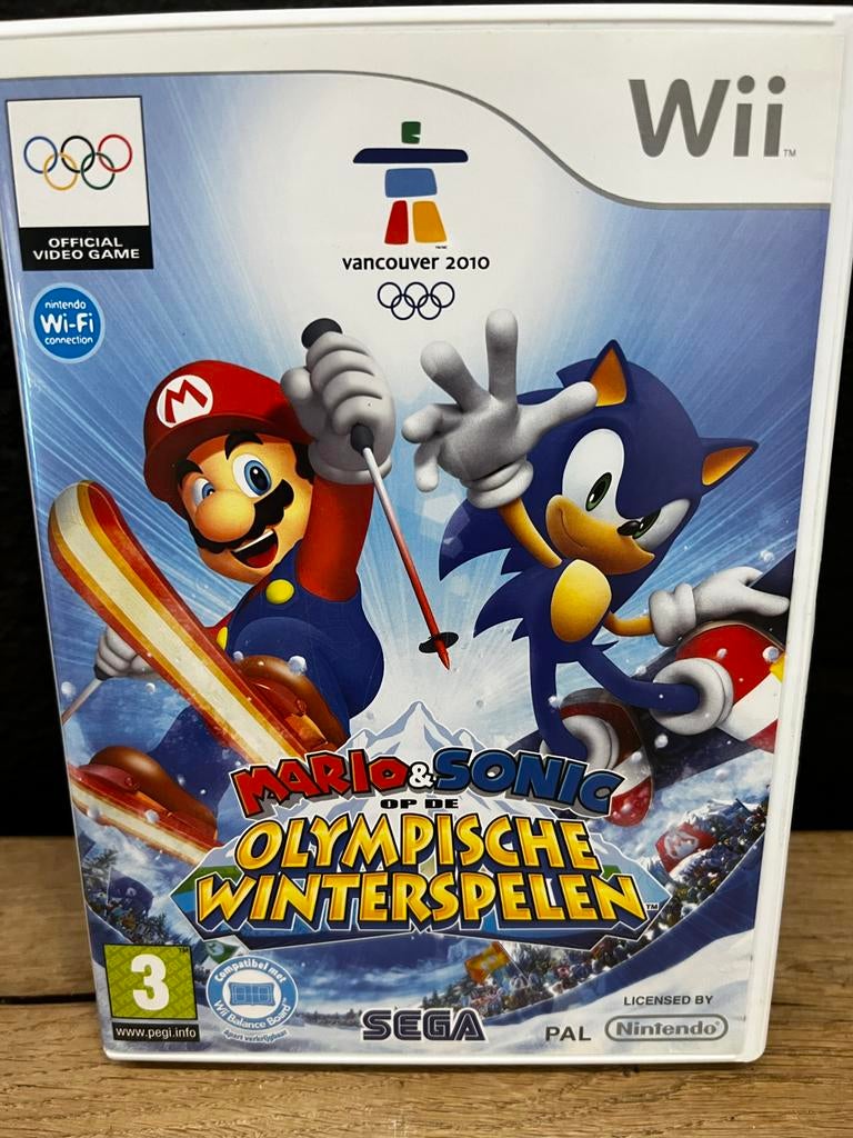 NINTENDO Wii Mario & Sonic op de Olympische Winterspelen, Eén computer, Ophalen of Verzenden, Zo goed als nieuw, Sport