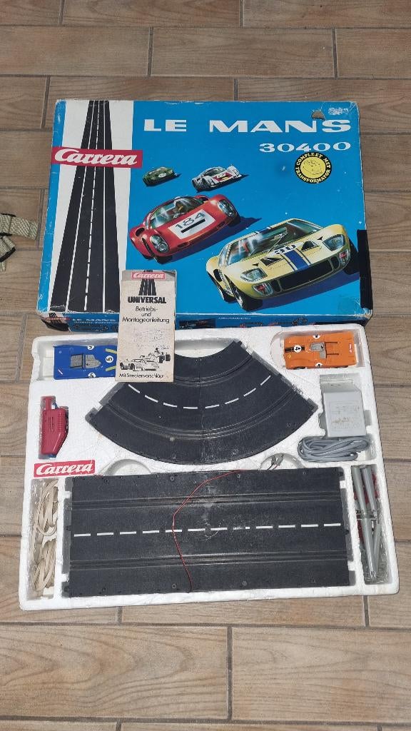 Carrera Le Mans Racebaan, Ophalen, Zelf te bouwen, Carrera, Elektrisch