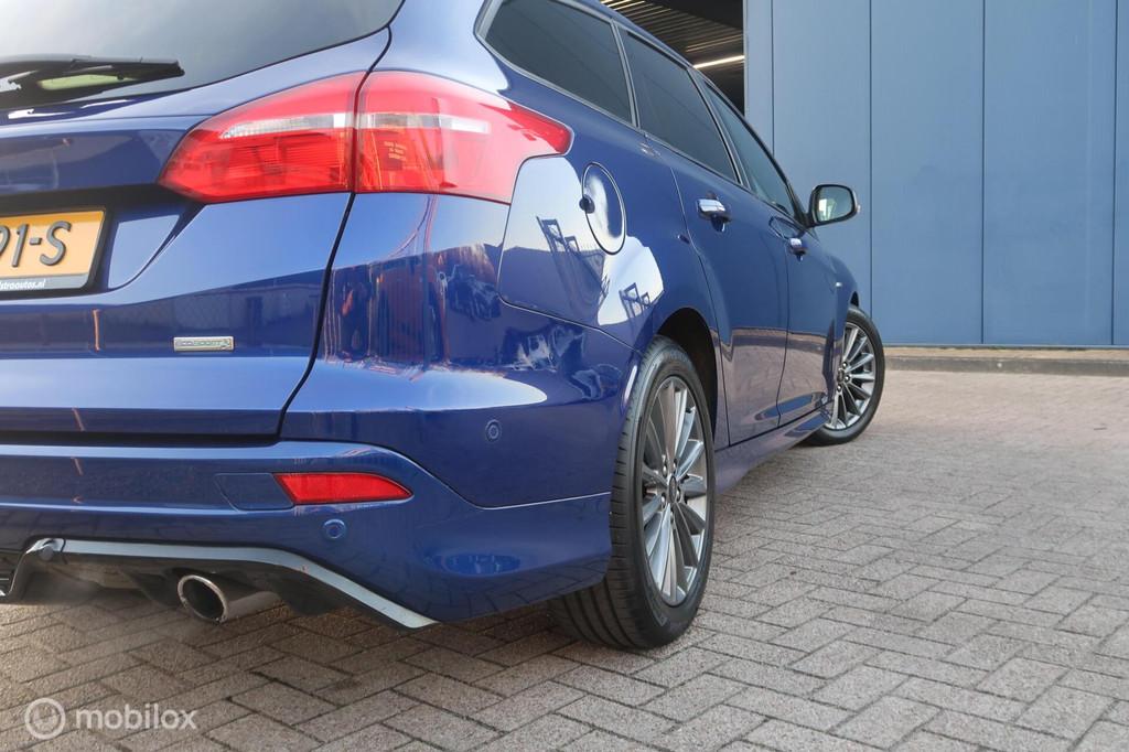 Ford Focus Wagon 1.5 183PK ST Line AUTOMAAT,CARPLAY,LEDVER., Lichtsensor, Stof, Blauw, 3 cilinders