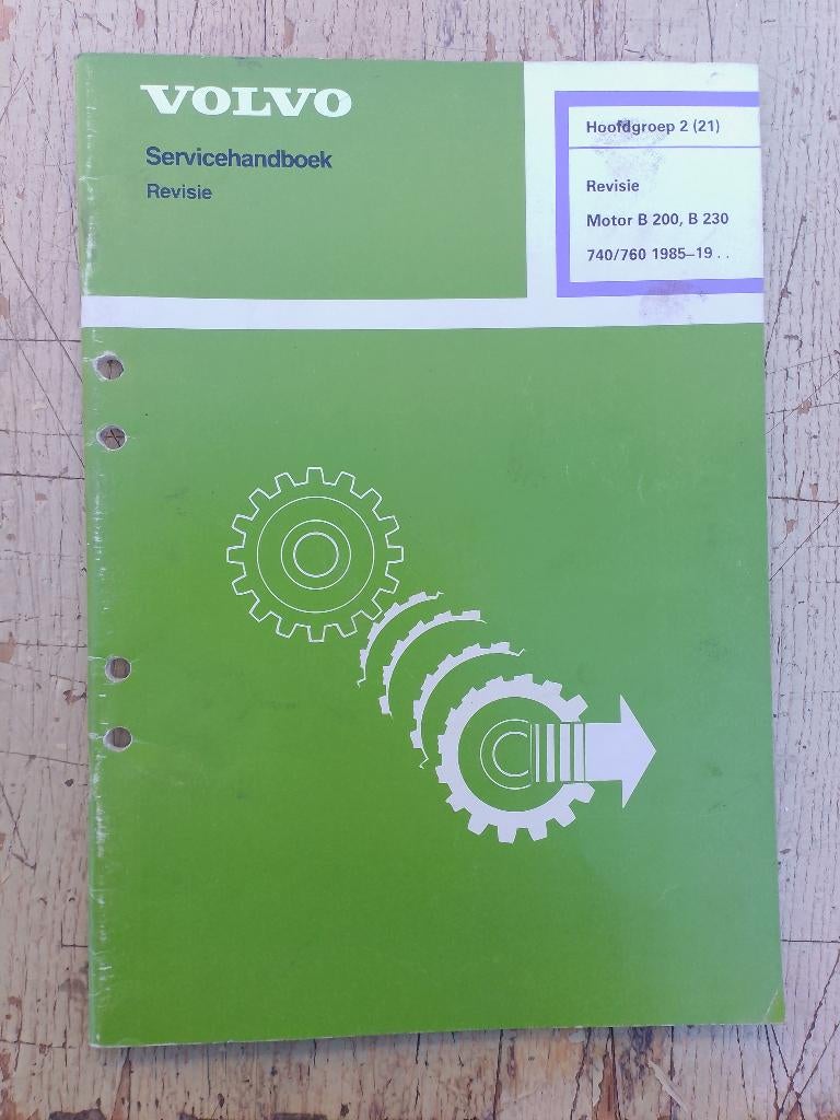 Werkplaatshandboek Volvo 740 760 B200 + B230 motor revisie, Ophalen of Verzenden, Gelezen, Volvo