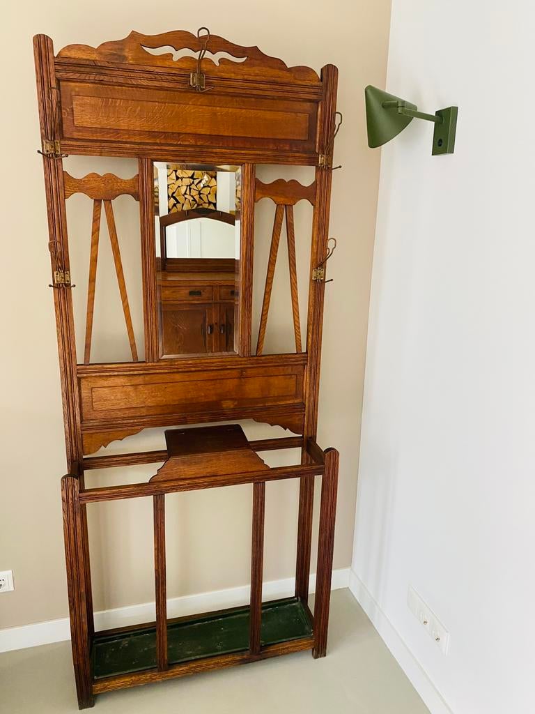 Prachtig eikenhouten halmeubel, Antiek en Kunst, Ophalen