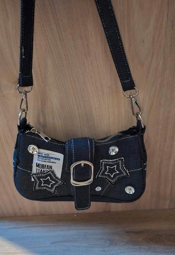 Y2k handtas, Ophalen of Verzenden, Zwart