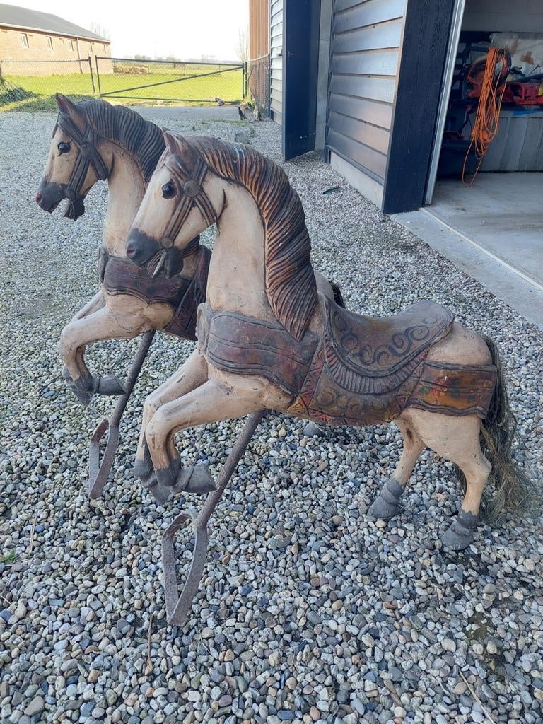 Decoratie paardjes, 85h 75l 20b, Ophalen, Overige soorten