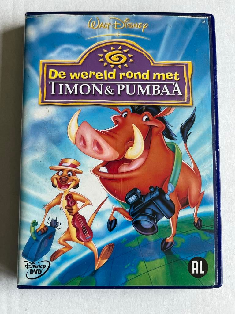 De wereld rond met Timon & Pumbaa DVD, Alle leeftijden, Ophalen of Verzenden, Gebruikt