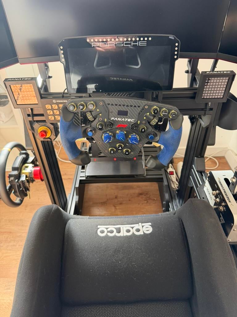 Fanatec podium F1 wheel, Ophalen, Zo goed als nieuw