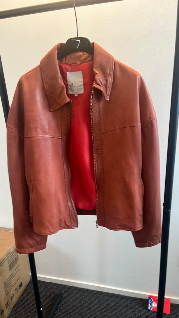 Goosecraft zacht leren jasje, Maat 38/40 (M), Bruin, Nieuw, Ophalen of Verzenden