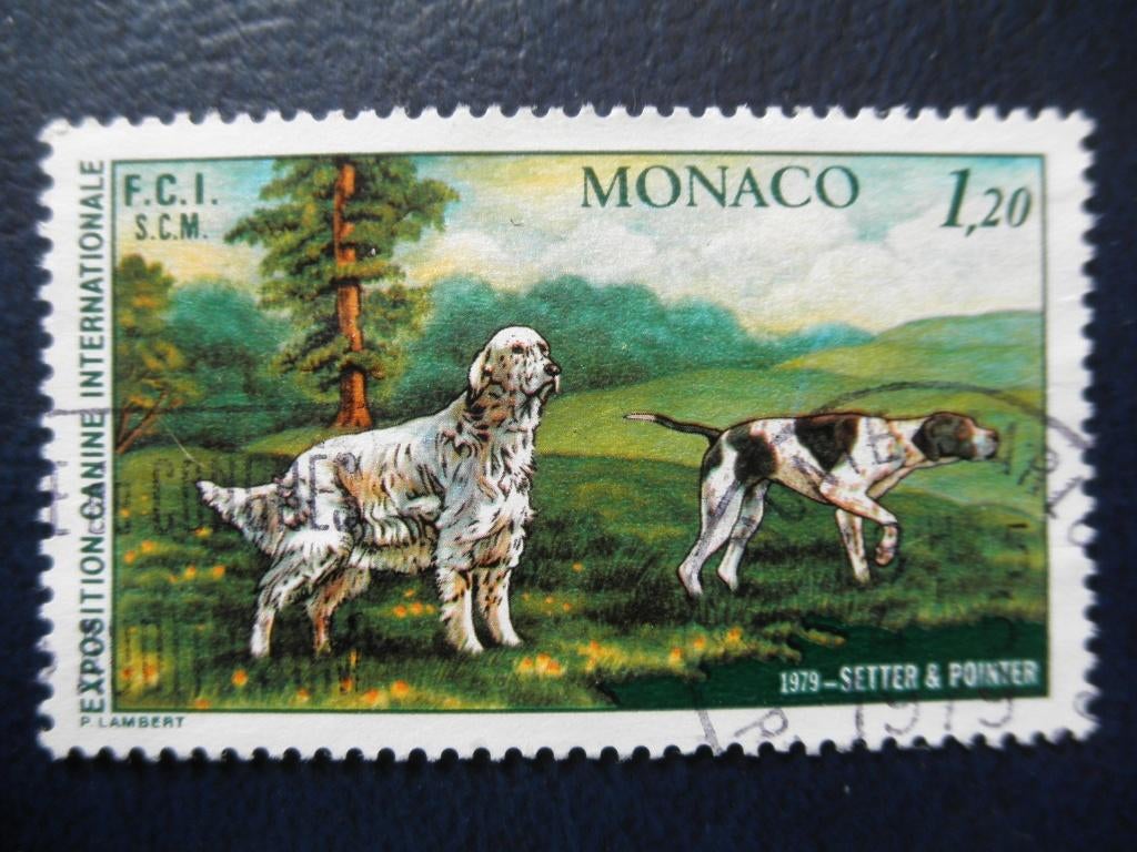Postzegels Monaco 1979 honden - cw. € 5,00., Ophalen of Verzenden, Gestempeld