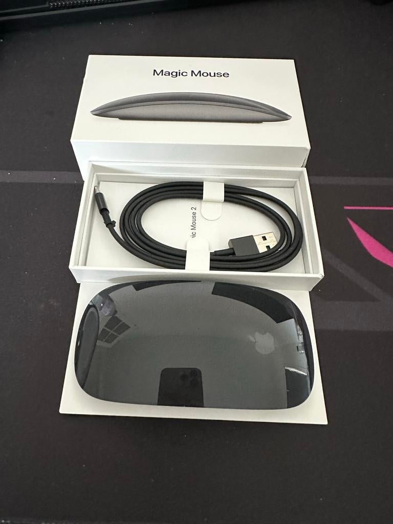 Apple Magic Mouse 2, Muis, Ergonomisch, Rechtshandig, Nieuw