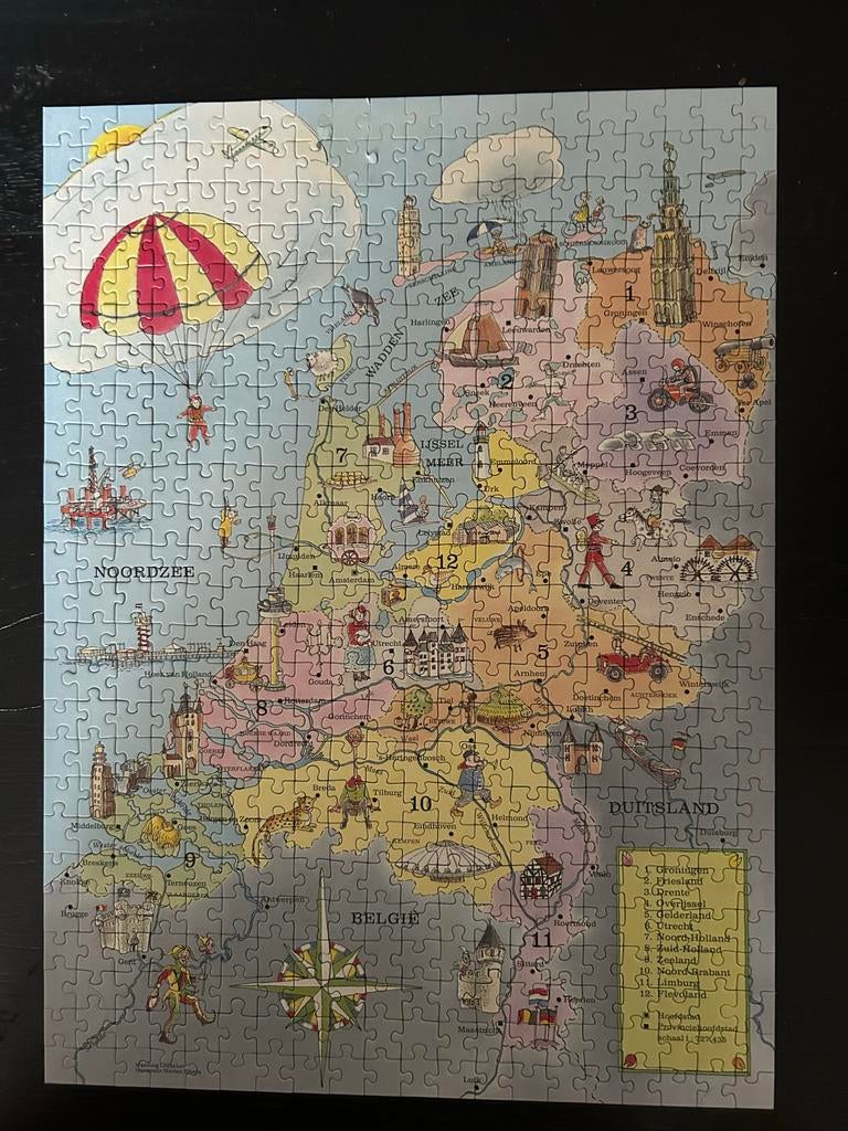Ravensburger Legpuzzel Nederland 500 stukjes, Ophalen of Verzenden, 500 t/m 1500 stukjes, Zo goed als nieuw, Legpuzzel