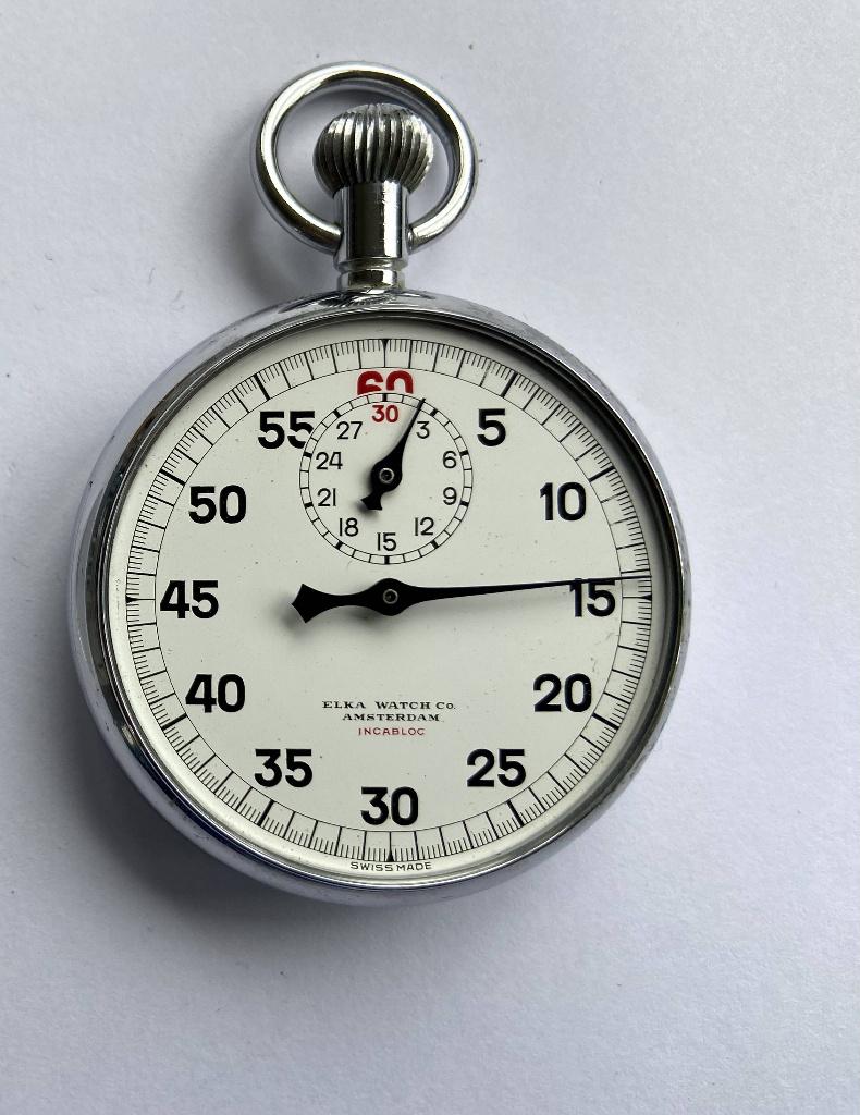 stopwatch, Overige merken, Zakhorloge, Staal, 1960 of later