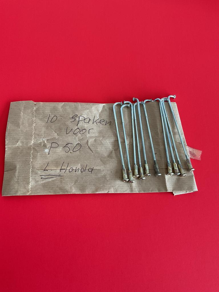 HONDA P50  spaken voor achterwiel.10 stuks ORIGINEEL NIEUW, Ophalen of Verzenden, Nieuw, Overige typen, Overige merken