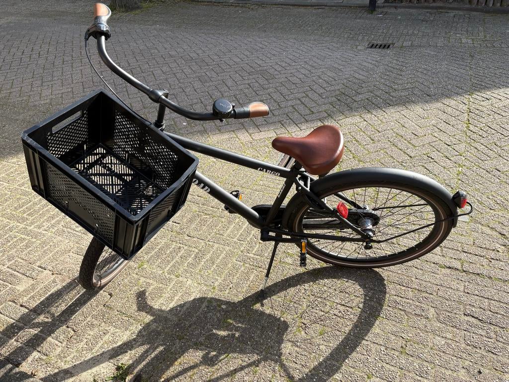 Jongensfiets met mand, Ophalen of Verzenden, Zo goed als nieuw, 20 inch, Handrem