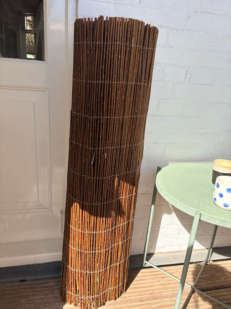 Wilgen balkonscherm - Natuurlijke afscheiding, Tuin en Terras, Ophalen, 100 tot 150 cm, Nieuw, 200 cm of meer