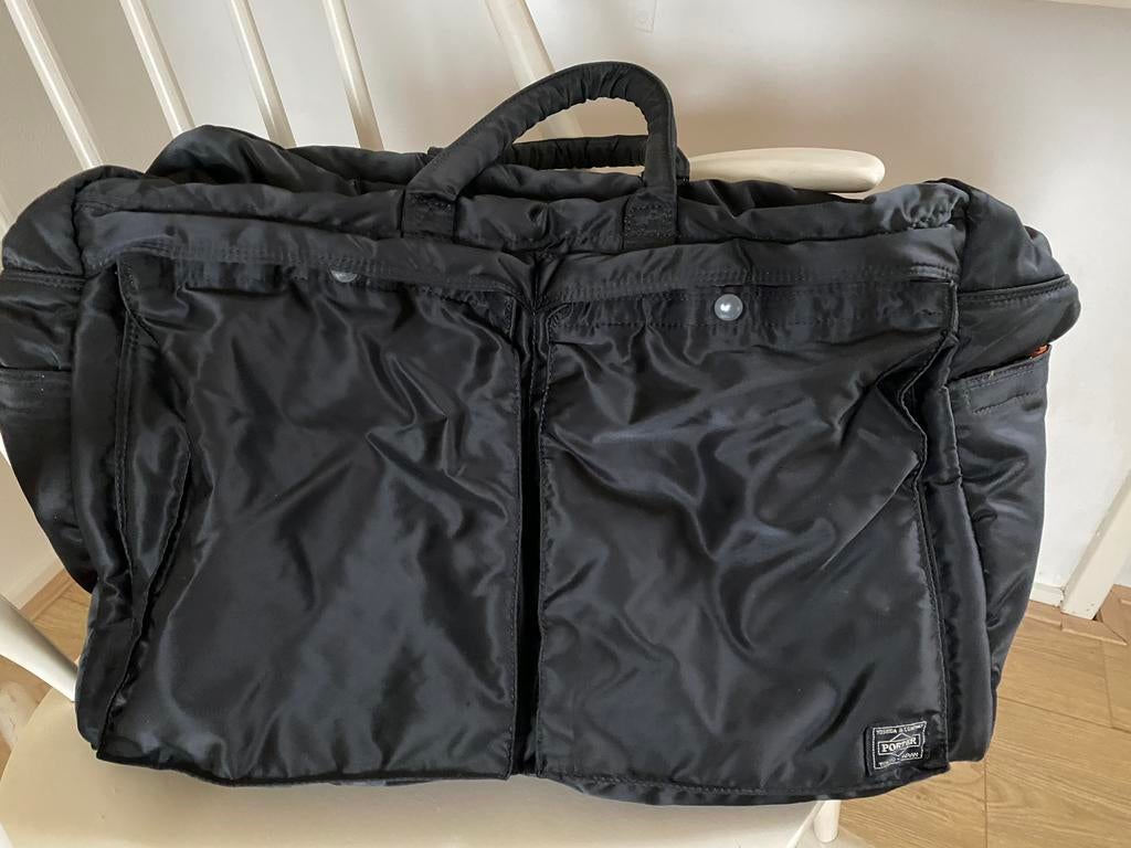 Head Porter Weekendtas Tas Tote Travel Bag Black Reistas, Ophalen of Verzenden, Zo goed als nieuw, Zwart