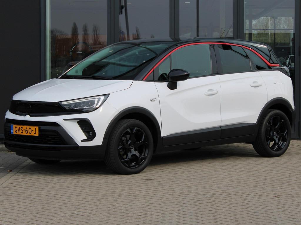 Opel Crossland 1.2 Turbo GS Automaat / led / carplay / cruis, 12 maanden, Gebruikt, 1199 cc, Wit