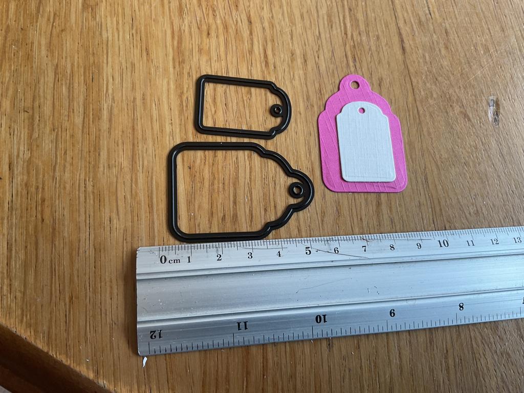 Snijmal set 2 labels van Nellie Snellen 887, Ophalen of Verzenden, Zo goed als nieuw, Frame of Mal