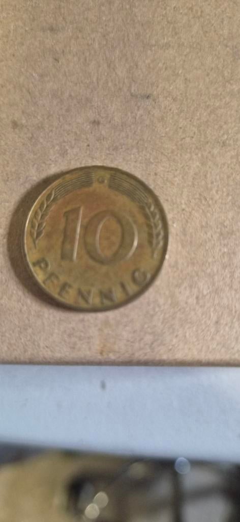 Duitse 10 Pfennig munt 1950, Ophalen of Verzenden