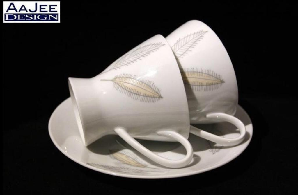 2 X Rosenthal - Form 2000 - Kop & Schotel - By Raymond Loewy, Ophalen of Verzenden, Zo goed als nieuw, Overige stijlen, Kop(pen) en/of Schotel(s)