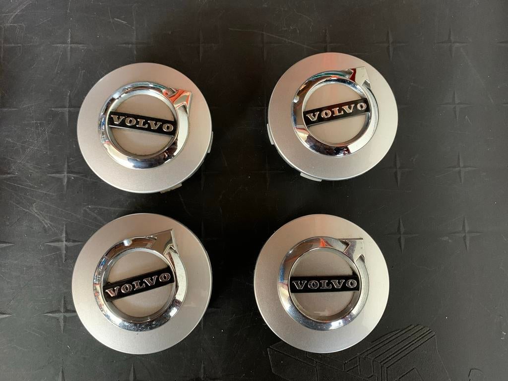 Set van 4 originele Volvo naafdoppen, Gebruikt, Info@volvocars.com, Beesd, Ophalen of Verzenden