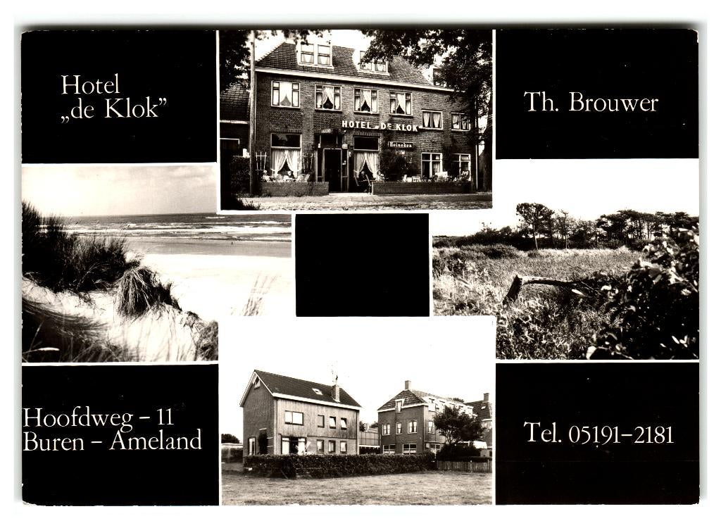 Ameland, Buren. Opruimingskaart, Verzenden, 1960 tot 1980, Gelopen, Waddeneilanden