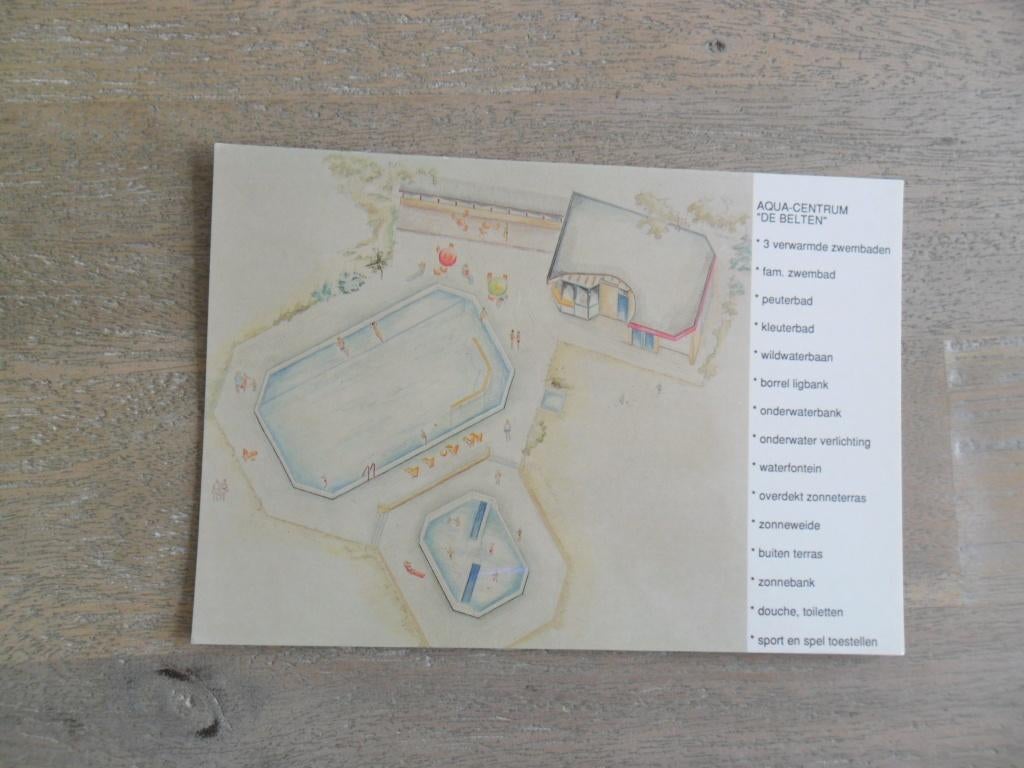 Rheeze, aqua centrum kampeer centrum de Belten, Verzenden, 1980 tot heden, Ongelopen