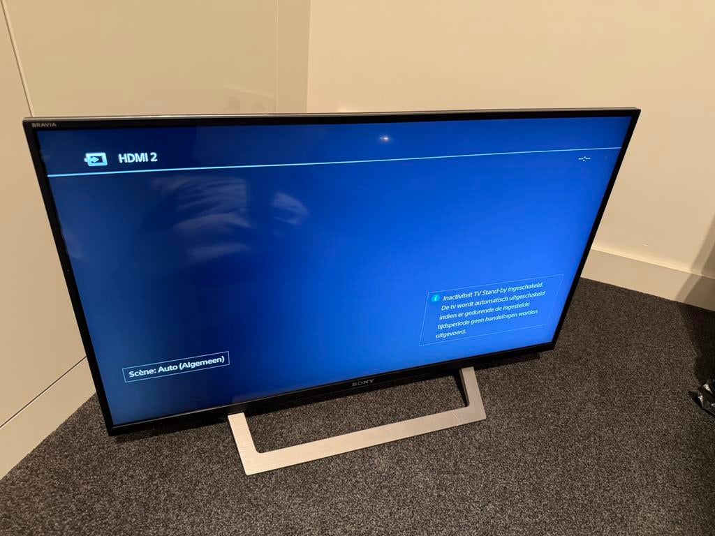 Sony KDL-32WD759 32 inch televisie smart tv zwart hmdi, Audio, Tv en Foto, Televisies, Ophalen, QLED, 50 Hz, Nieuw