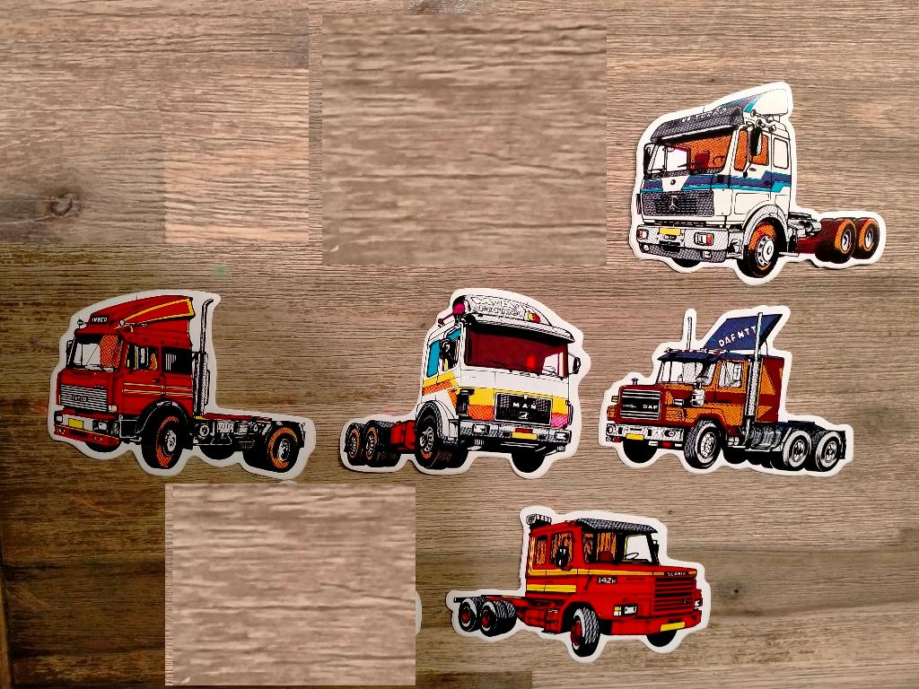 MAN DAF Volvo Scania Vrachtwagen vrachtauto truck stickers, Verzamelen, Ophalen of Verzenden, Zo goed als nieuw, Overige typen