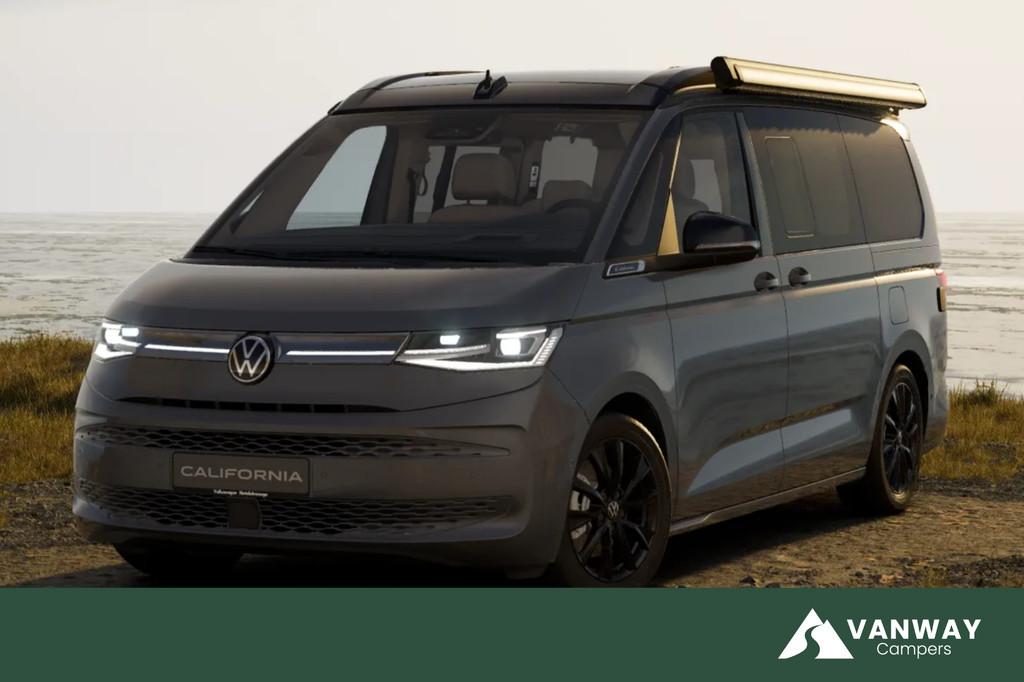 Volkswagen California Ocean T7 245PK Automaat PHEV 4x4 Apple, Caravans en Kamperen, Automaat, Buscamper of Camperbus, Volkswagen