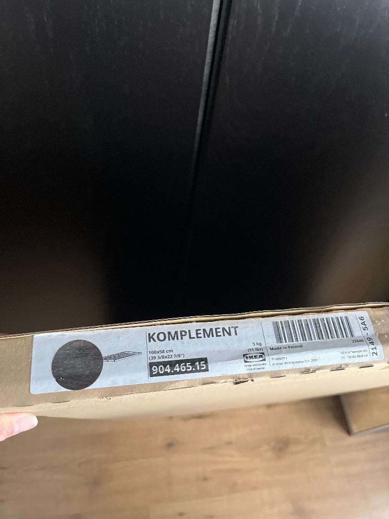 Komplement broekrek uittrekbaar bruin zwart, Overige materialen, 100 tot 150 cm, Nieuw, Nieuw