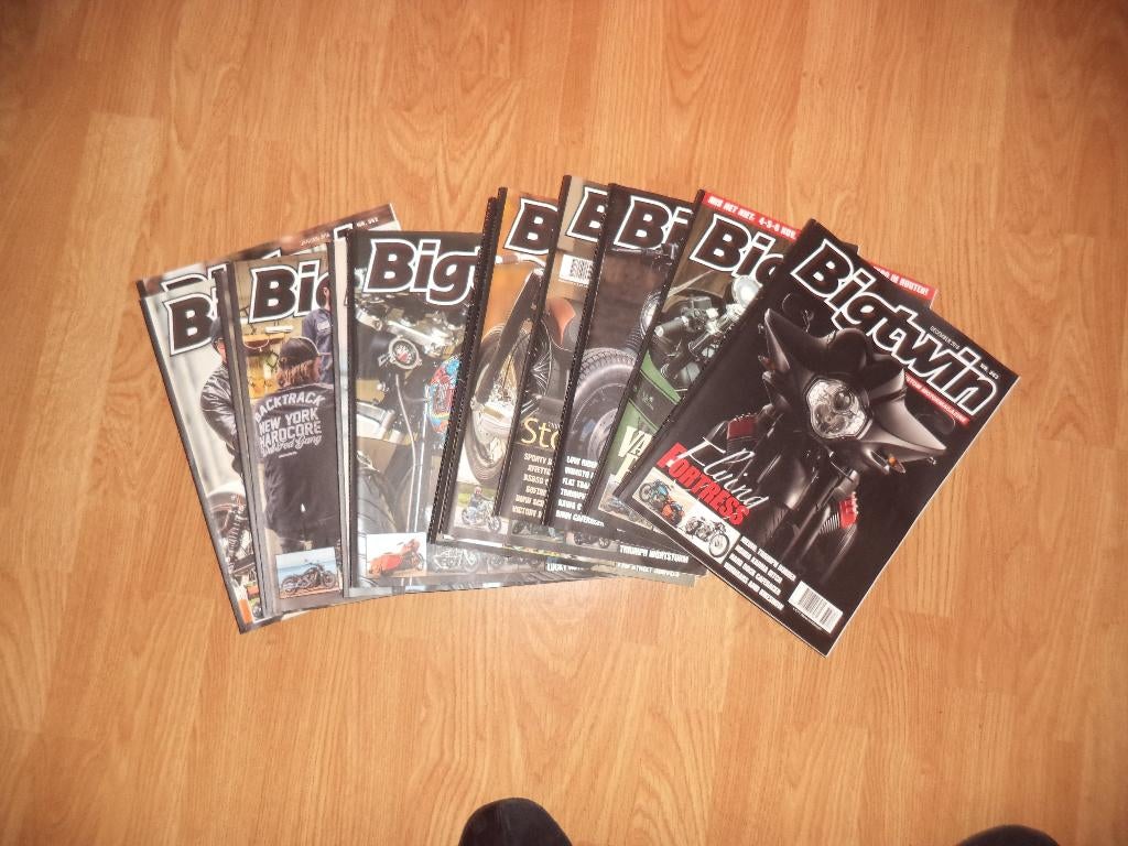 23 jaargangen van bigtwin, Boeken, Motoren, Ophalen, Gelezen, Algemeen