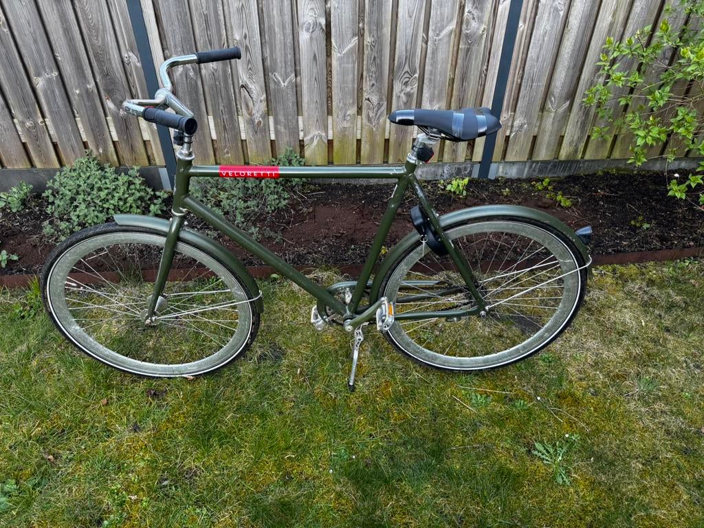 Veloretti fiets heren groen, Fietsen en Brommers, Ophalen of Verzenden, Zo goed als nieuw, 16 tot 18 inch