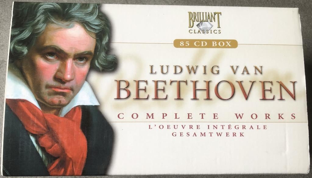 BEETHOVEN - COMPLETE WORKS - BOX 85 CD'S, Ophalen of Verzenden, Classicisme, Zo goed als nieuw, Boxset