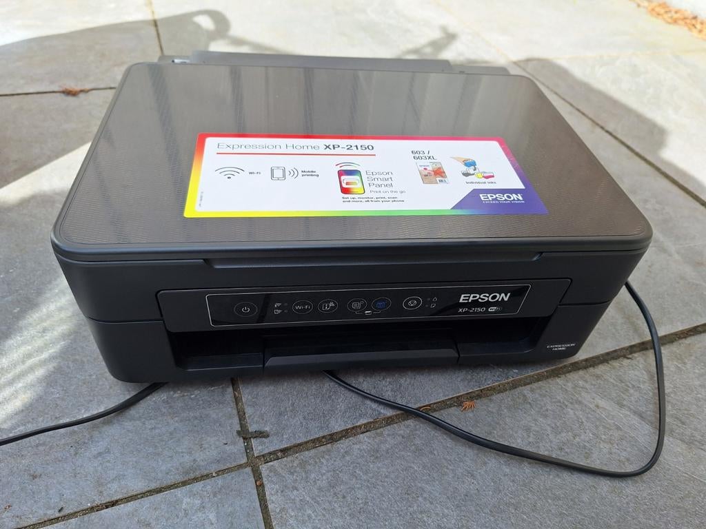 Epson XP-2150 printer met wifi, zwart-wit en kleur, Computers en Software, Printers, Gebruikt, All-in-one, Inkjetprinter, Kleur printen