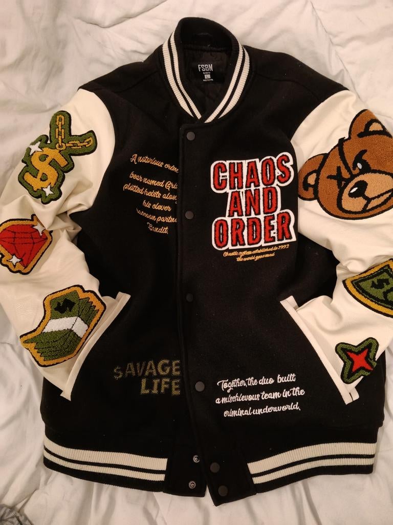 Baseball jas maat L 2 keer gedragen nieuw, Kleding | Heren, Carnavalskleding en Feestkleding, Ophalen of Verzenden, Zo goed als nieuw