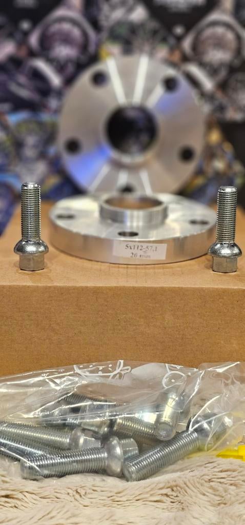 Spoorverbreders spacers Audi A3 5x112 57,1 20mm, Ophalen of Verzenden