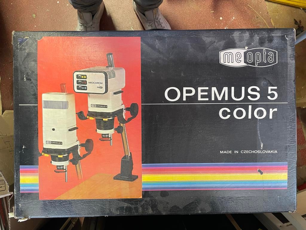 Opemus 5 color vergroter, Ophalen of Verzenden, Gebruikt, Complete dokaset