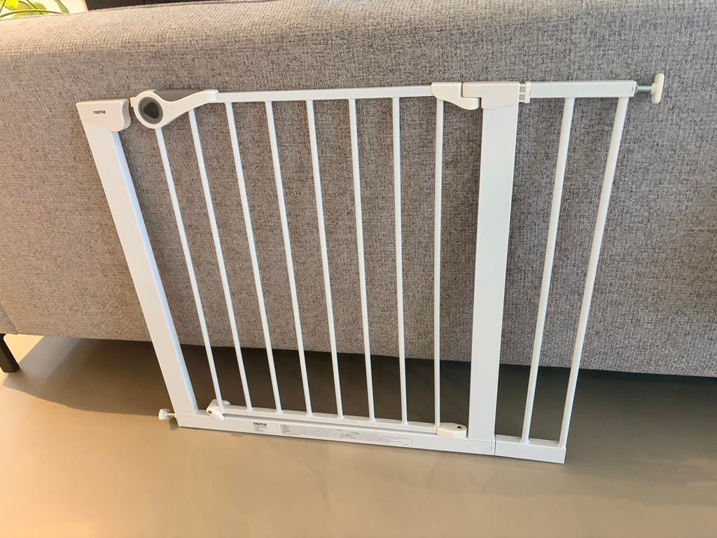 Noma metalen traphekje met verlengstuk, Ophalen, Gebruikt, Klemhekje, Metaal of IJzer