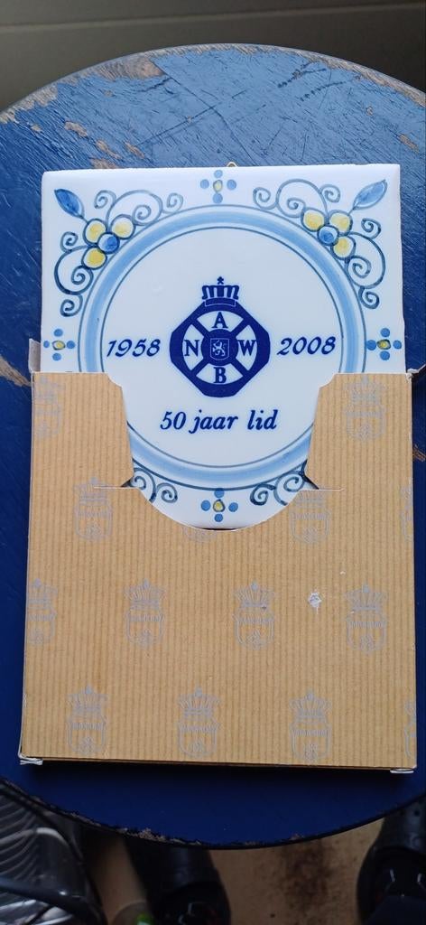 ANWB  tegeltje in origineel doosje !, Ophalen of Verzenden, Zo goed als nieuw