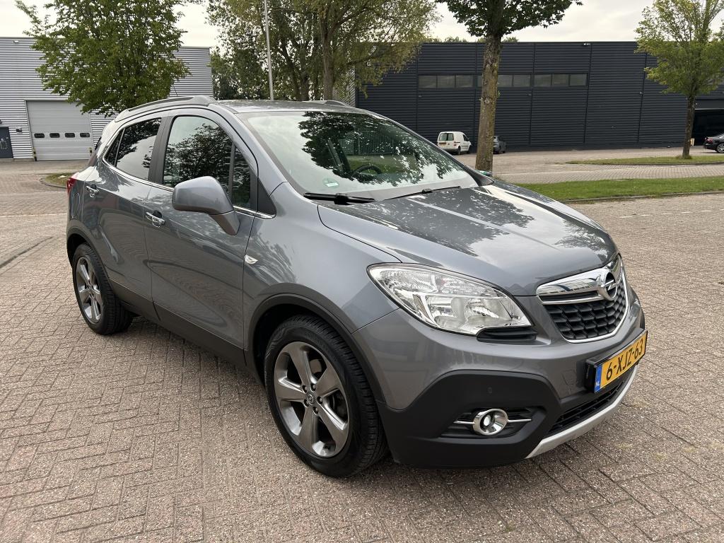 Opel Mokka 1.4 T Cosmo+ SCHUIFDAK LEER STOELVW STUURVW TRHK., Euro 5, Gebruikt, 4 cilinders, Open dak