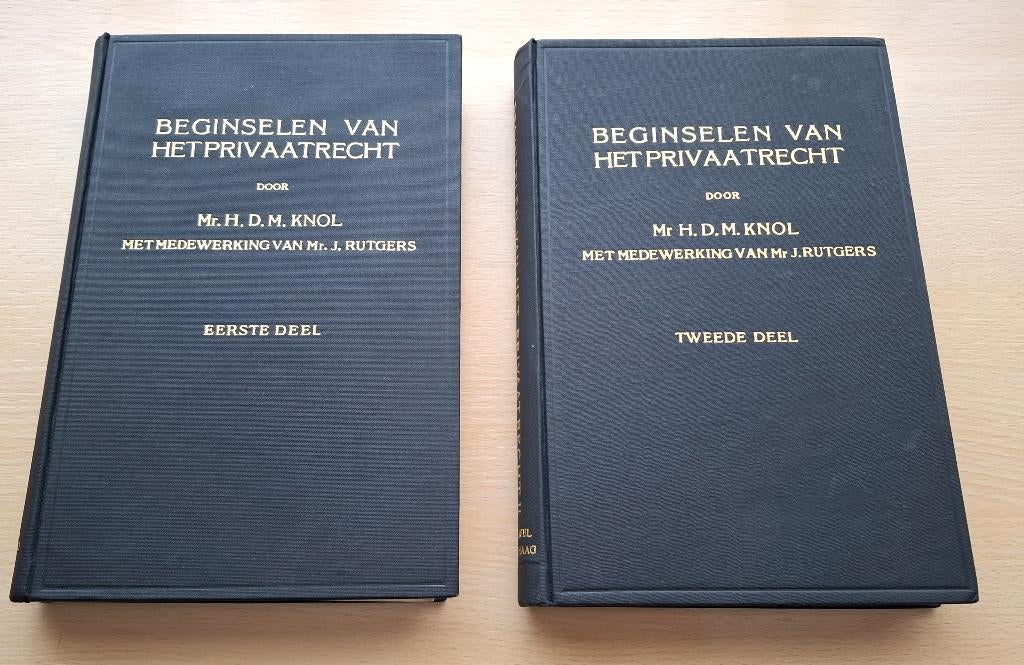 oude boeken Privaatrecht uit jaren 1957 - 1958, Ophalen of Verzenden, Gebruikt