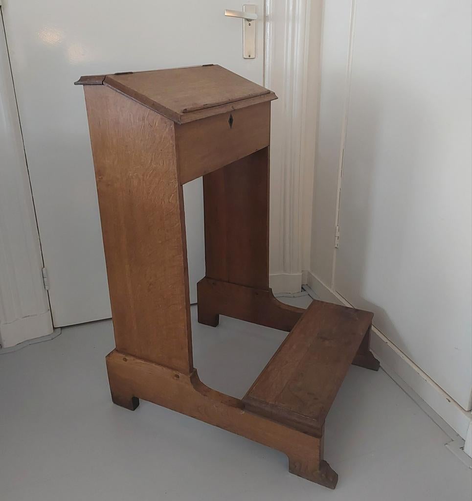 Antiek Bidbankje Kerkbankje Bidstoel Vintage Brocante, Ophalen