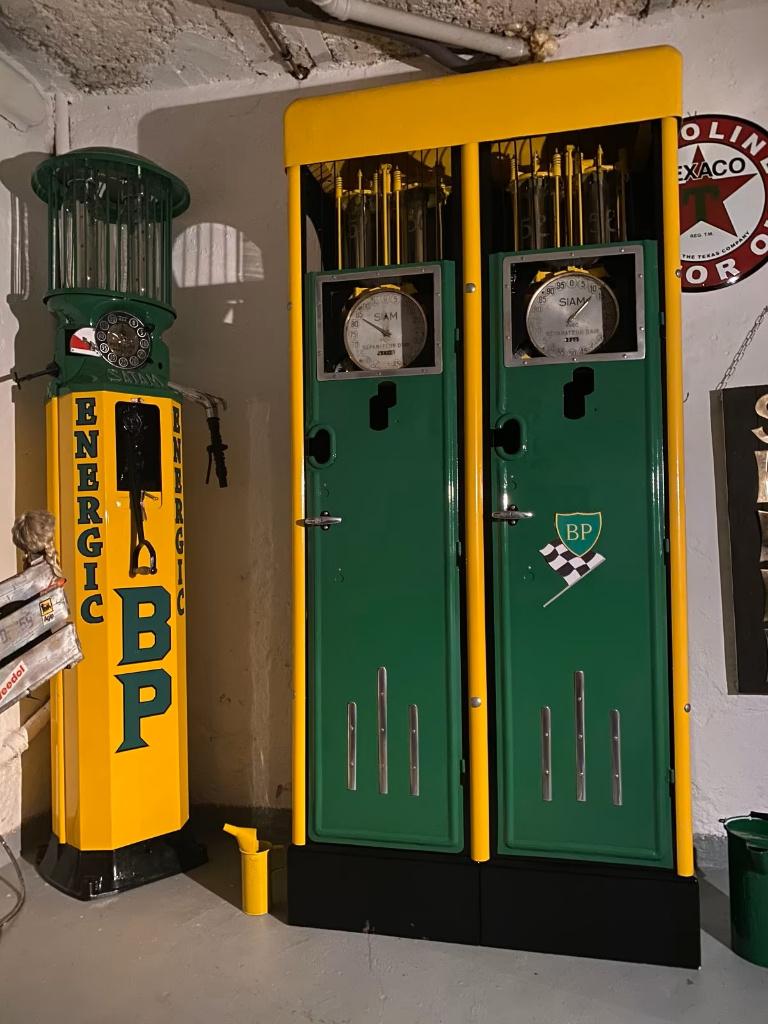 Benzinepomp SIAM 1936, Ophalen, Gebruikt