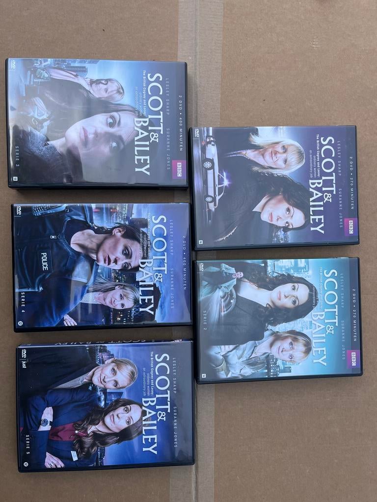 Scott & Bailey Complete Serie 1-5 DVD Boxset, Boxset, Drama, Ophalen of Verzenden, Zo goed als nieuw
