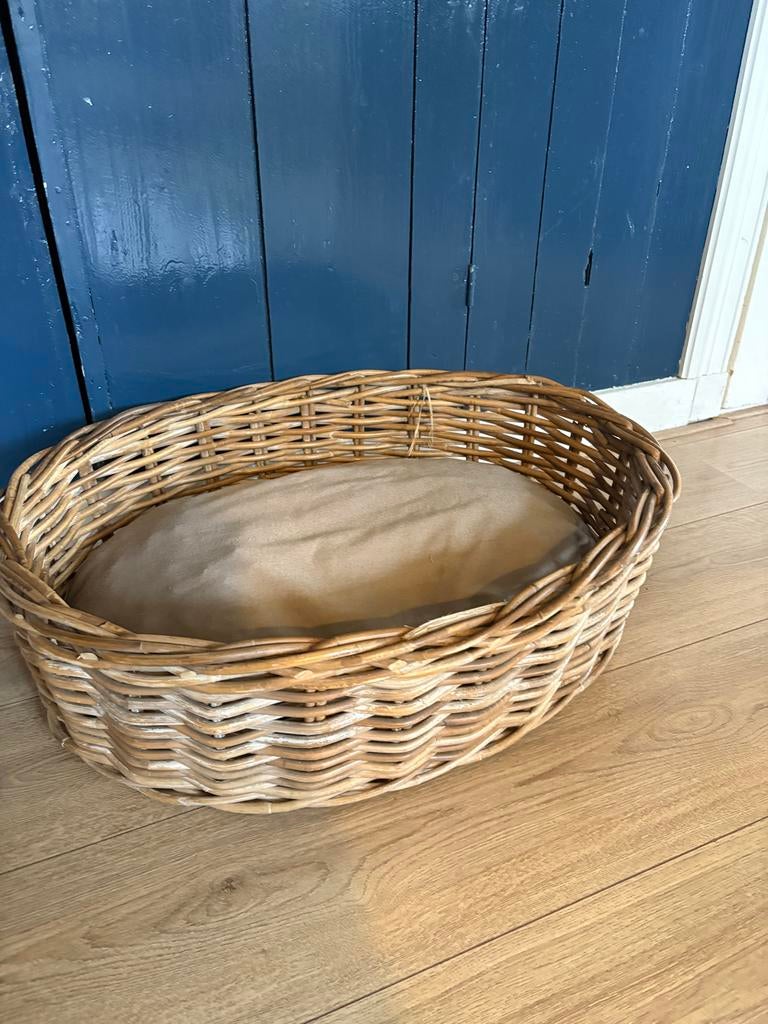 Rieten hondenmand, Dieren en Toebehoren, Ophalen, Riet