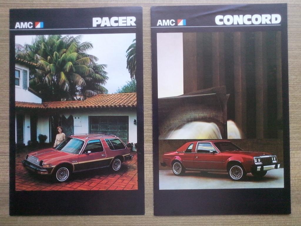 2x AMC brochures folders HAI 1979: AMC Pacer + AMC Concord, Ophalen of Verzenden, Zo goed als nieuw, Overige merken