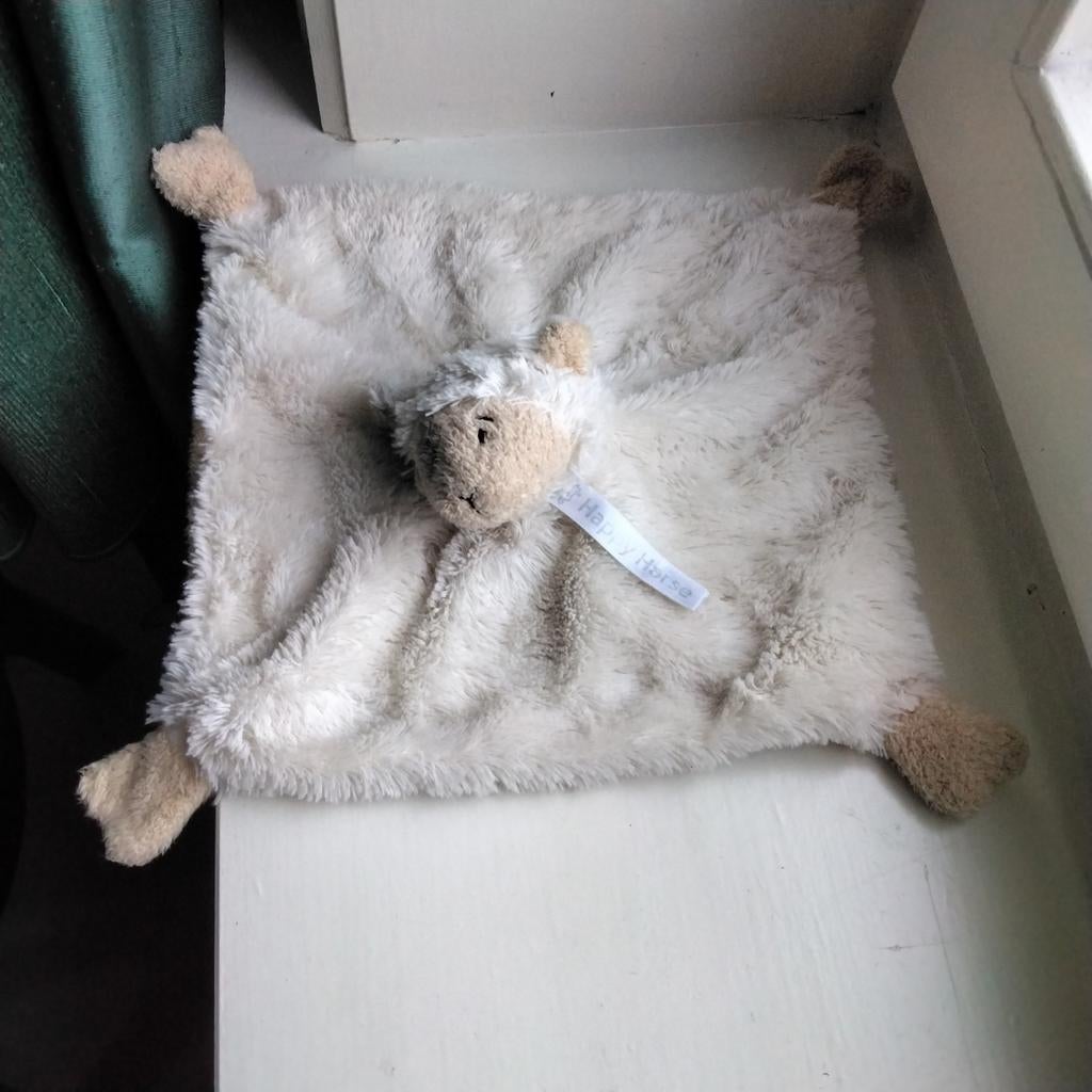 Happy Horse knuffeldoekje Lammy, Kinderen en Baby's, Speelgoed | Poppen, Gebruikt, Ophalen of Verzenden