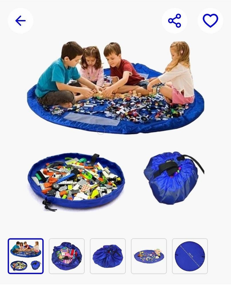 Opbergzak speelgoed opbergtas, Ophalen of Verzenden, Zo goed als nieuw