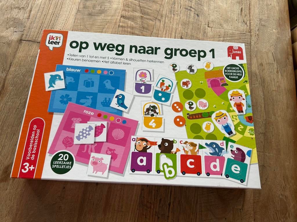 Jumbo - op weg naar groep 1, Ophalen, 10 tot 50 stukjes, Zo goed als nieuw, 2 tot 4 jaar